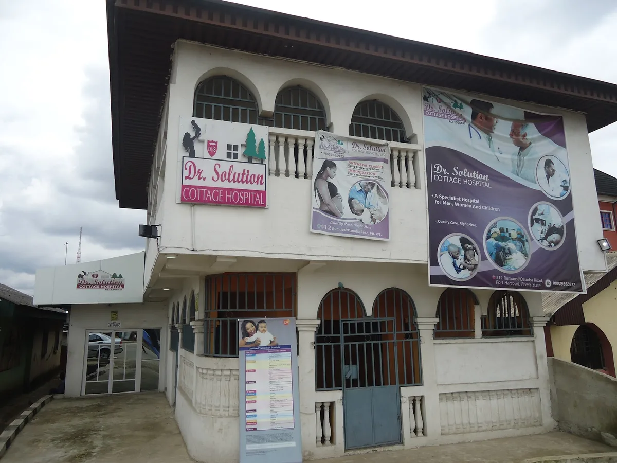 Dr Solution Cottage Specialist Hospital Ltd Rumuosi (Gynaecologist, Paediatrics, Fertility Clinics, Maternity, Surgery Operation, Antenatal, Fibroid Removal & Treatment, cardiologist, ECG Test, NHIS accredited hospitals) — photo