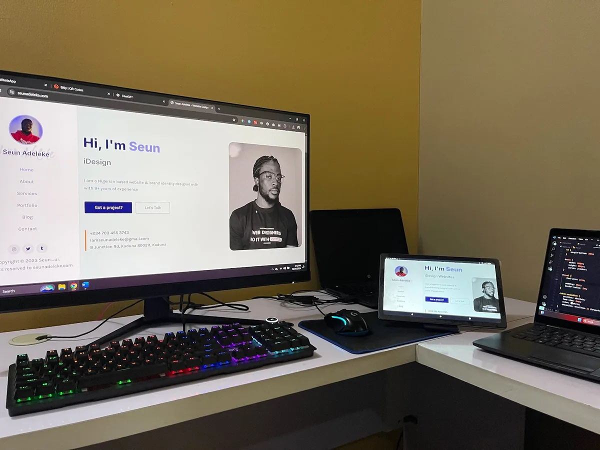 Seun Web Designer — photo