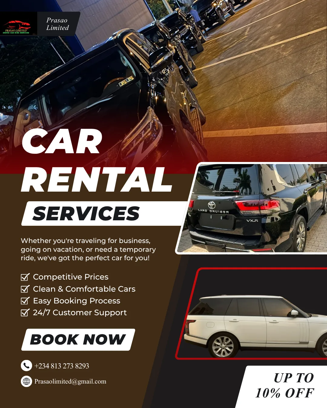 Prasao Car Hire Services, Portharcourt Rivers State. — photo
