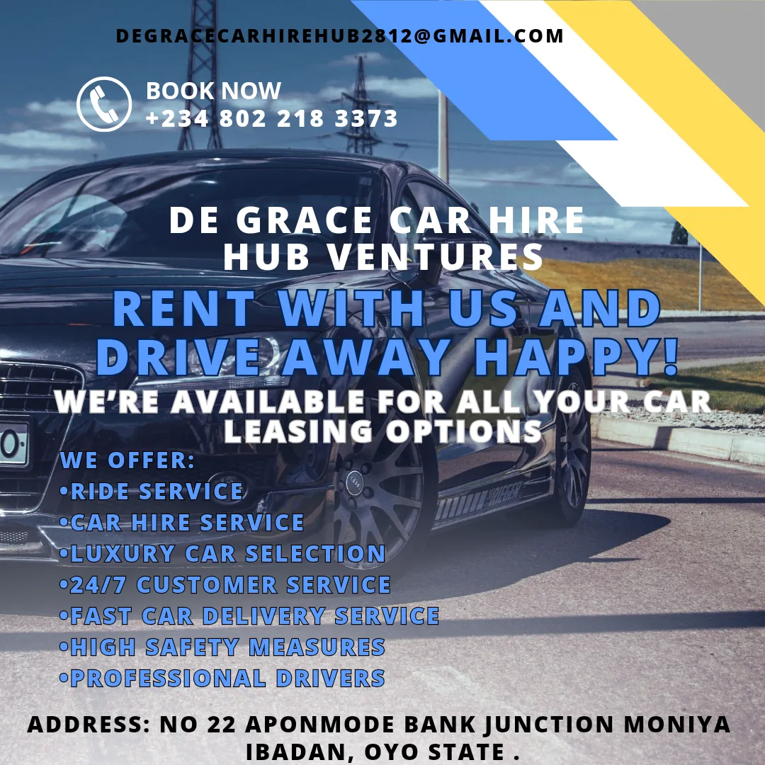DE GRACE CAR HIRE HUB VENTURES — photo