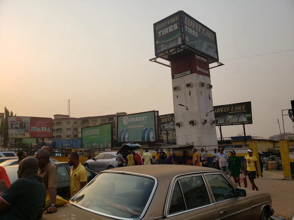 Onitsha Tires Market nkpor — photo
