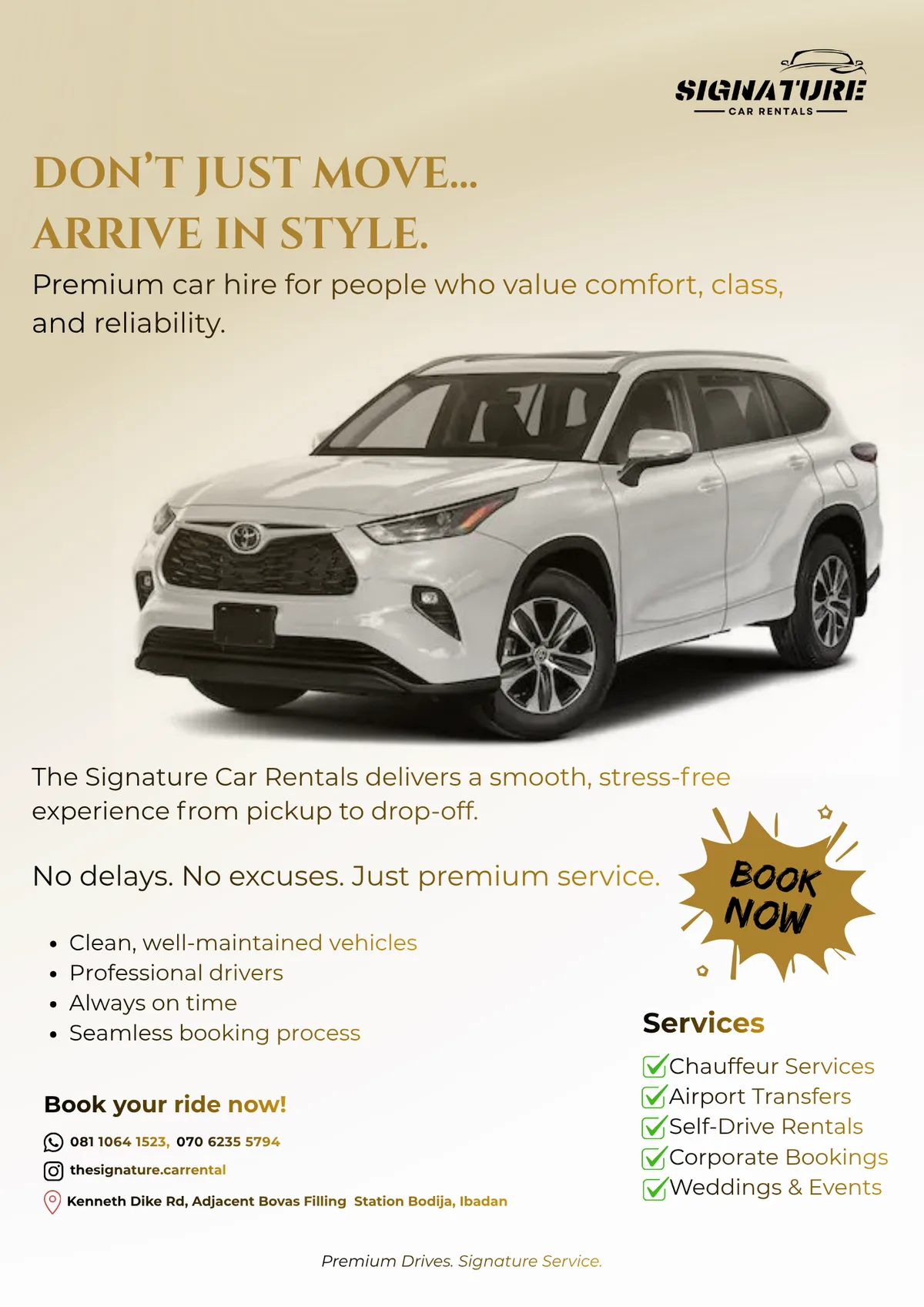 The Signature Car Rentals — photo