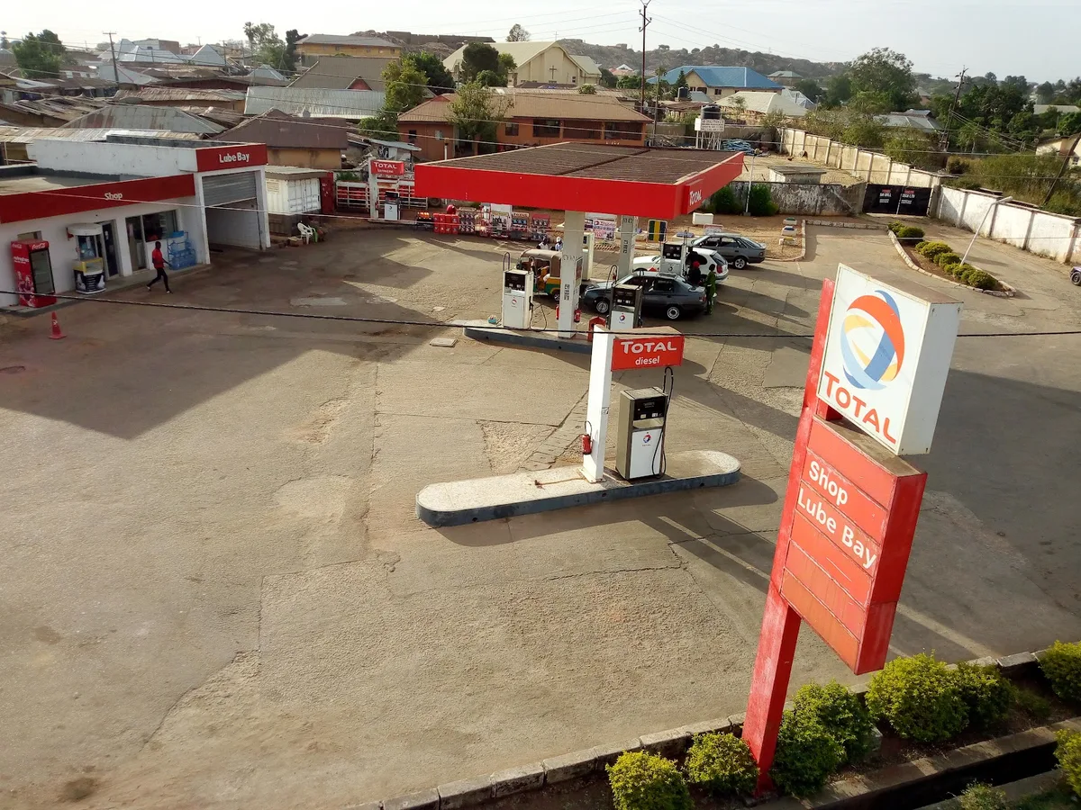 Total filling station — photo