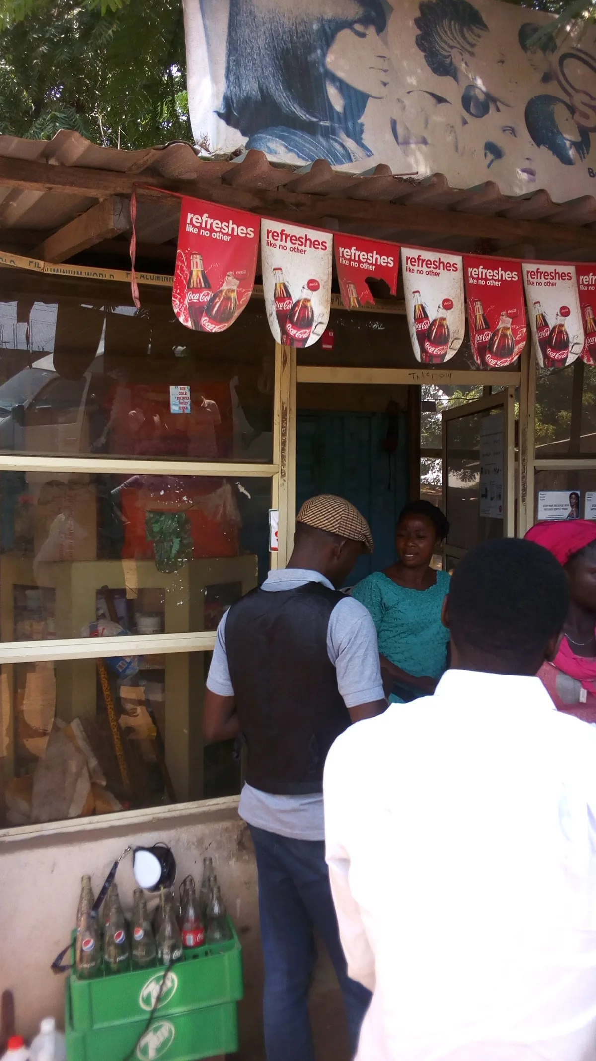 Usman Dealer in fresh Salad and fried rice ingredients — photo