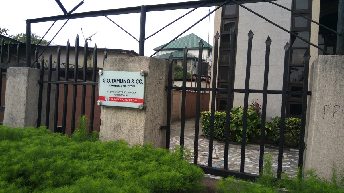 G. O Tamuno & Co Law Chambers photo 4